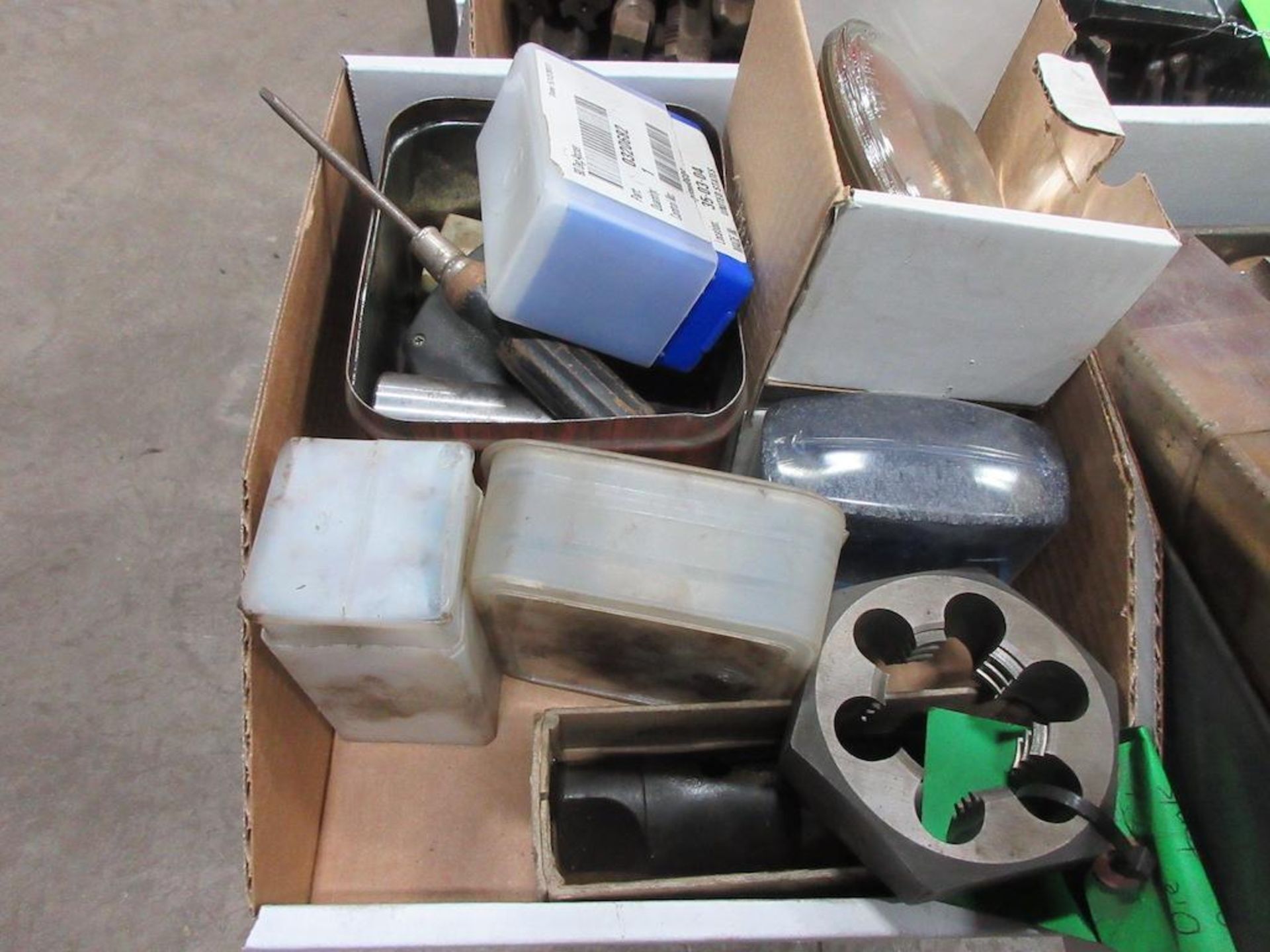 (3) BOXES ASSORTED CUTTERS, DRILLS, LIGHTS, ETC - Image 4 of 4