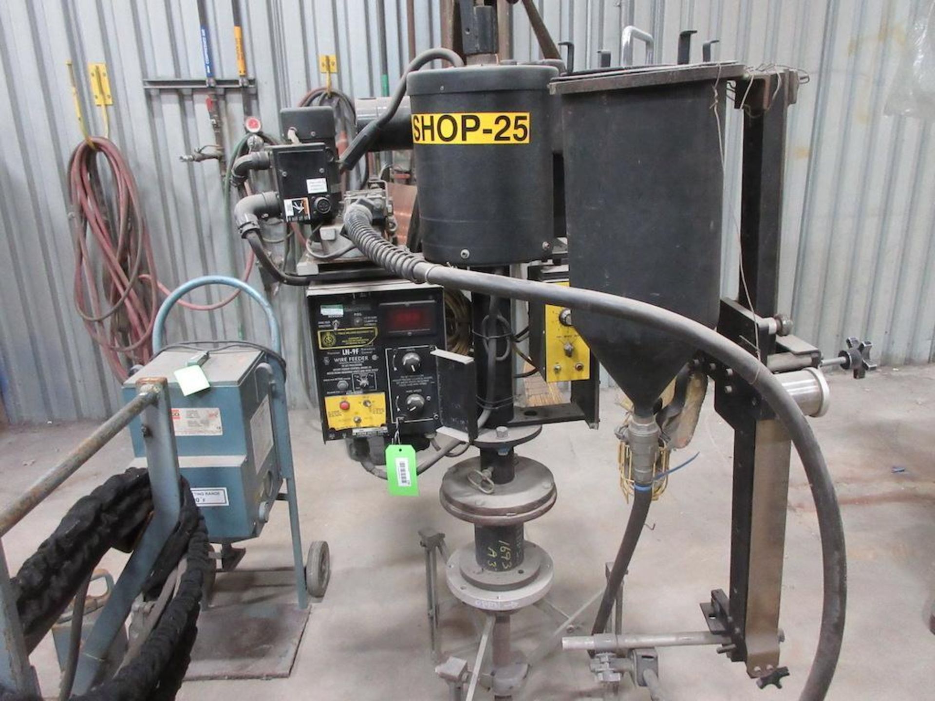 LINCOLN ELECTRIC CIRCLE WELDER FIXTURE W LN-9F WIRE FEEDER (WELD POWER SOURCE NOT INCLUDED) - Image 3 of 3