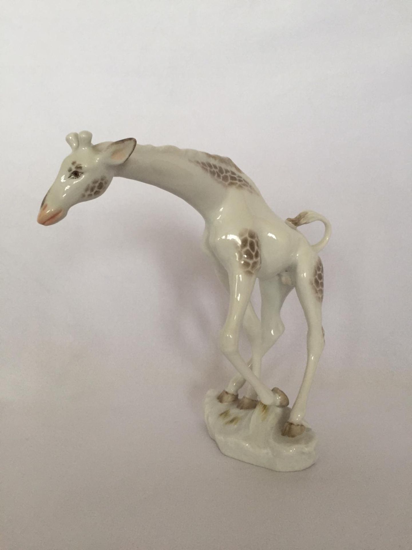 Meissen Porzellanfigur Giraffe