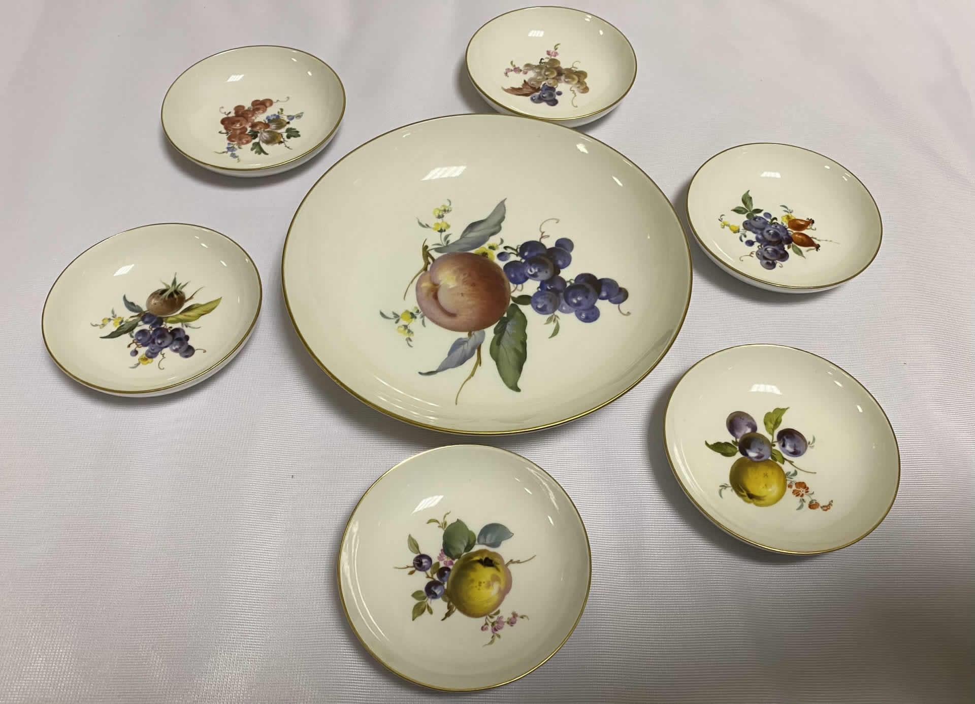 Meissen Obstteller Set