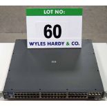 A HEWLETT PACKARD ProCurve Switch 2848 48-Port (44 plus 4) Rack mounted Network Switch