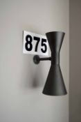 A Grey Steel Wall mounted Lamp