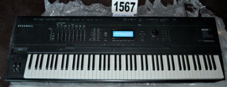 A KURZWEIL K2500X Digital Programmable Full Size Electronic Keyboard with Variable Architecture