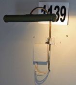 A Brass Wall Mounted Picture Light