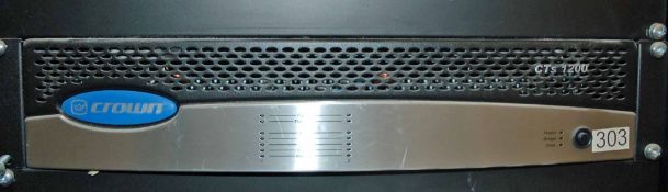 A CROWN CTS 1200 Digital AV Amplifier
