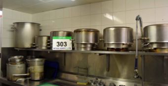 A Quantity (Approx. Twenty Six) Various Cooking Pots and Saucepans and A Quantity of Stainless Steel