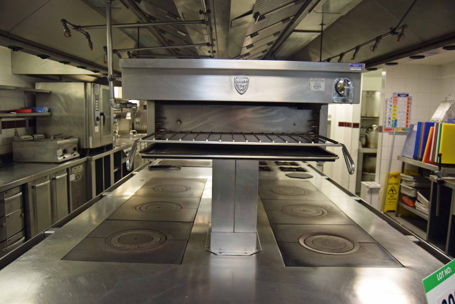 A 4340mm x 2140mm CHARVET Commercial Stainless Steel Gas Fired Cooking Island having Six Hot Plates, - Image 5 of 8