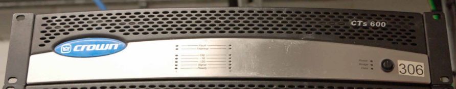 A CROWN CTS 600 Digital AV Amplifier