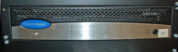 A CROWN CTS 600 Digital Video Amplifier