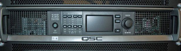 A QSC CXD 4.2Q AV Network Amplifier