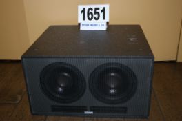 An EASTERN ACOUSTIC WORKS SB48e Cabinet Enclosed Speaker