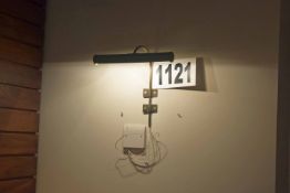 A Brass Wall Mounted Picture Light