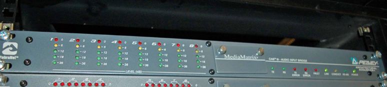 A PEAVEY ARCHITECTURAL ACOUSTICS Media Matrix CAB 16D Audio Bridge