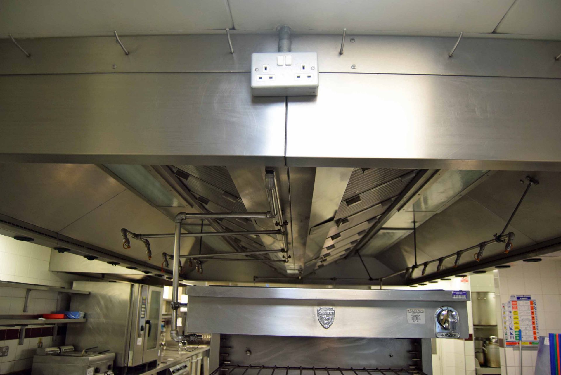 A 4340mm x 2140mm CHARVET Commercial Stainless Steel Gas Fired Cooking Island having Six Hot Plates, - Image 6 of 8