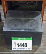A Pair of EASTERN ACCOUSTIC WORKS Mid Range Cabinet Enclosed Audio Speakers