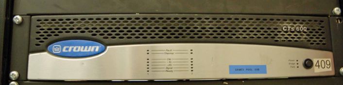 A CROWN CTS 600 Digital AV Amplifier