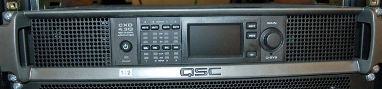 A QSC CXD 4.3Q AV Network Amplifier