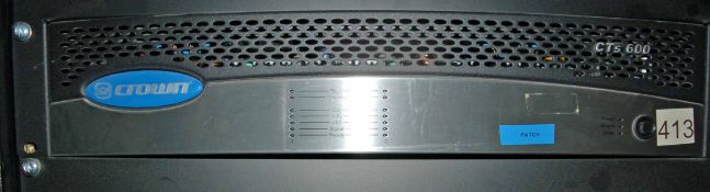 A CROWN CTS 600 Digital AV Amplifier