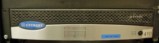 A CROWN CTS 600 Digital AV Amplifier