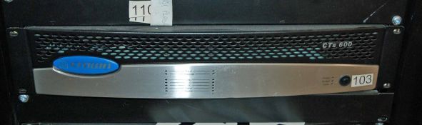 A CROWN CTS 600 Digital Video Amplifier