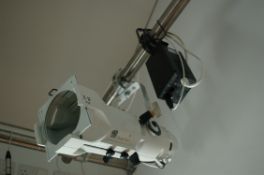 An ELECTRIC THEATRE CONTROLS INC Model CE Source Four Jr Gantry Mounted Stage Spot Light with