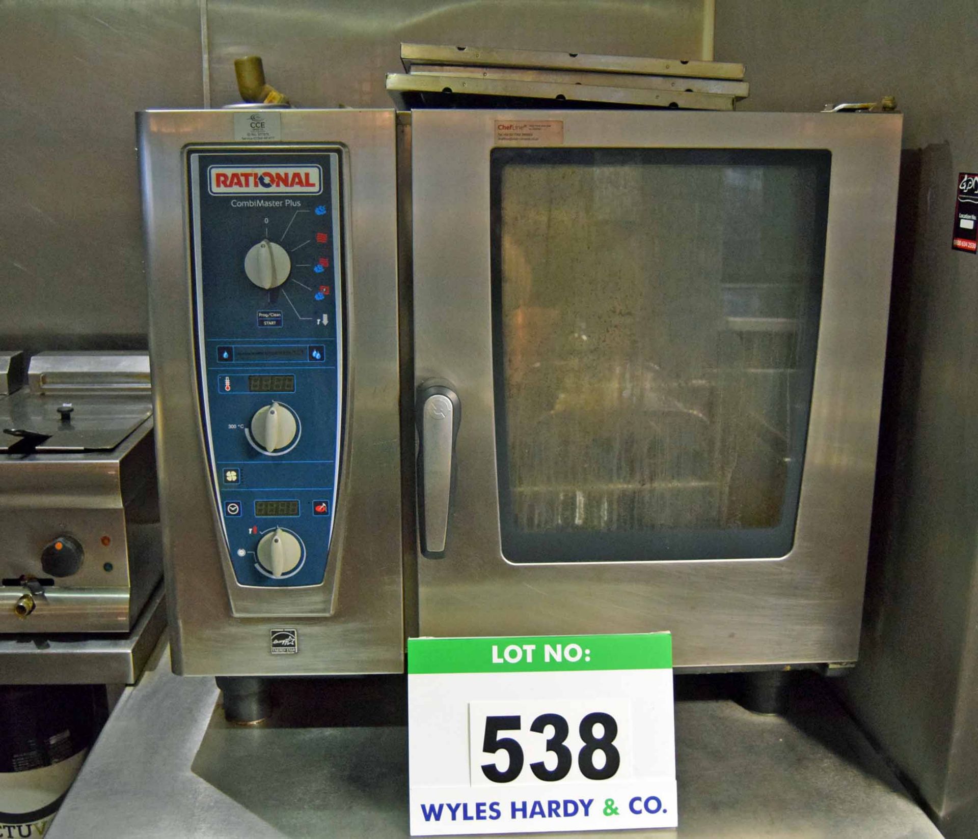 A RATIONAL Combi Master Plus Combination Steam Oven with a CTU VAPOUR Water Treatment Unit