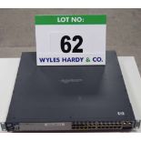 A HEWLETT PACKARD ProCurve Switch 2626-PWR 26-Port (24 plus 2) Rack mounted Network Switch