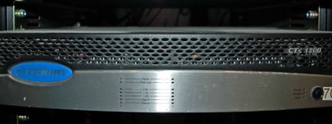 A CROWN CTS1200 Rack mounted Digital Video Amplifier