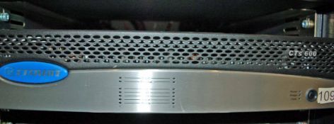 A CROWN CTS600 Rack mounted Digital Video Amplifier