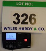 A SYNEL SYNERGY Fourth Wall mounted Digital Clocking In/Out Clock with Finger Print Reader and