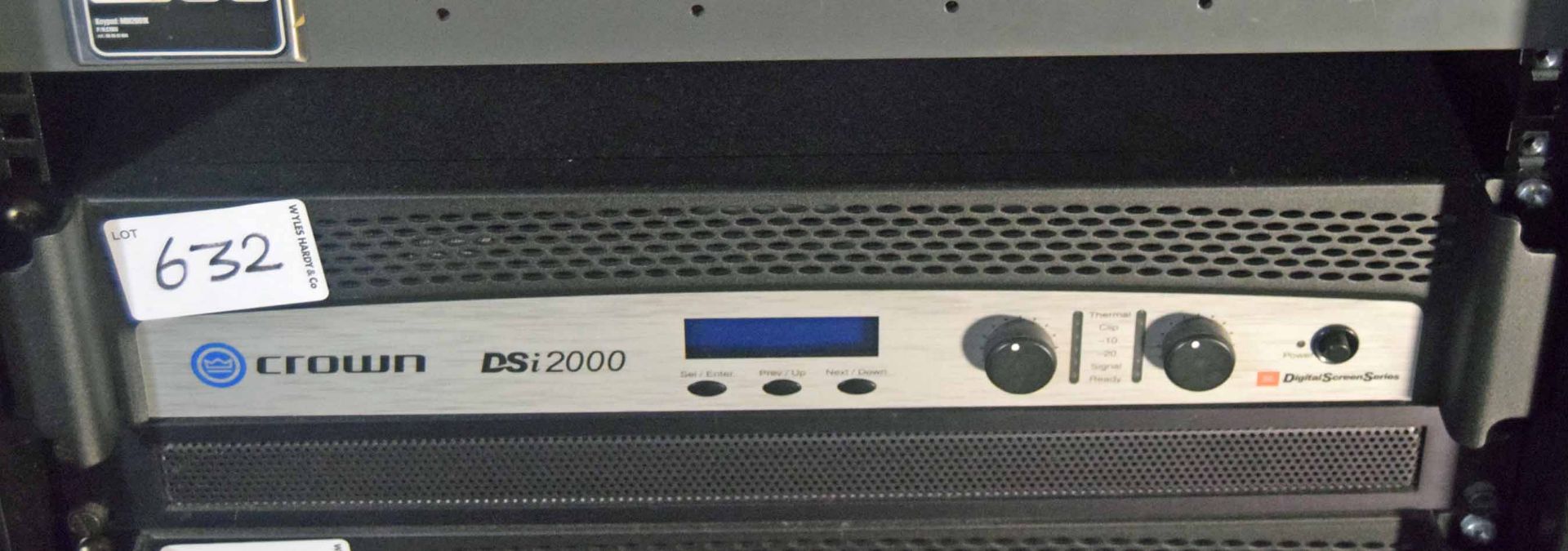 A CROWN Dsi 2000 Digital Screen Series Digital Video Amplifier (NB. Lots 606 thru 659 Inclusive form