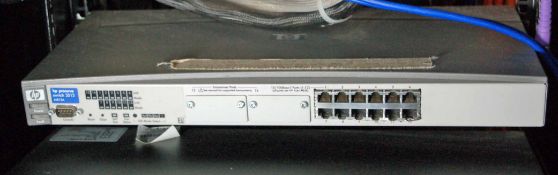 A HEWLETT PACKARD ProCurve 2512 12-Port Network Switch (NB. Lots 606 thru 659 Inclusive form the