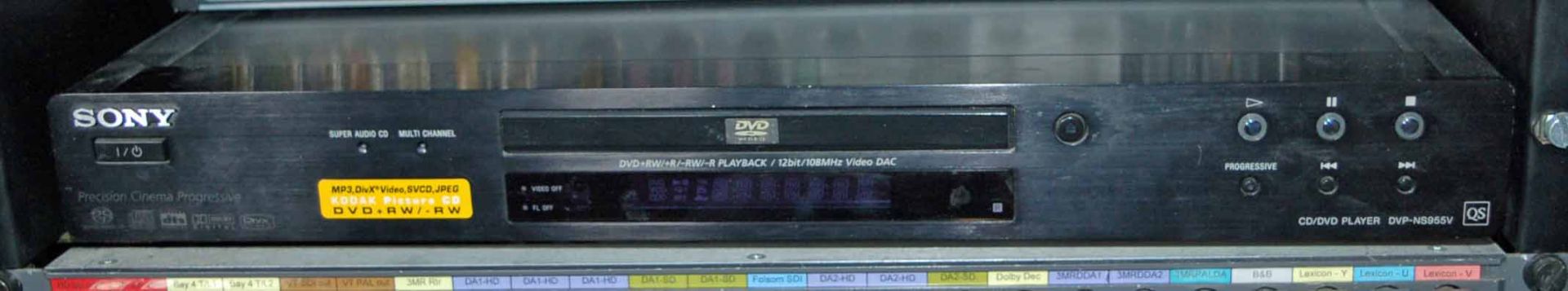 A SONY DVP-NS955V CD/DVD/DVDRW Player (NB. Lots 606 thru 659 Inclusive form the Content of Lot 660