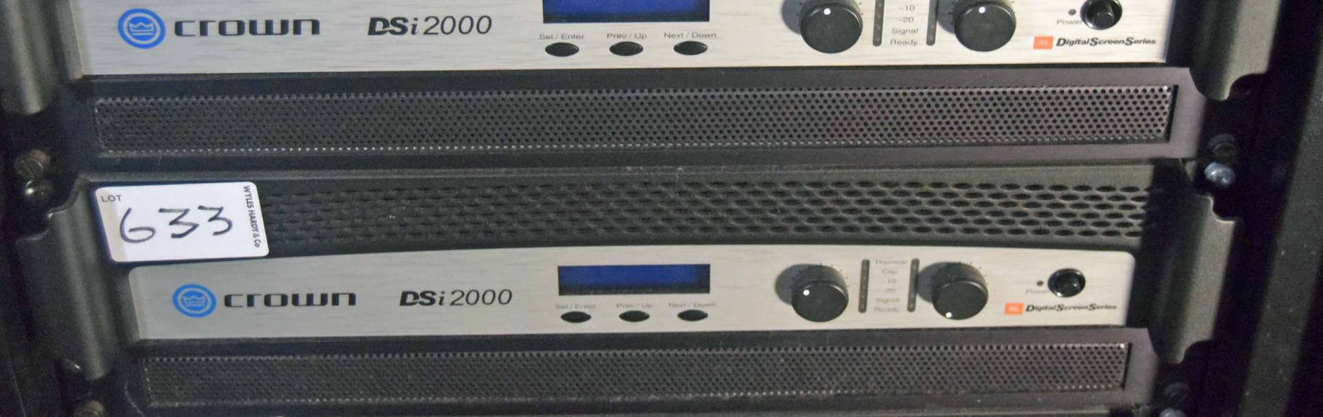 A CROWN Dsi 2000 Digital Screen Series Digital Video Amplifier (NB. Lots 606 thru 659 Inclusive form