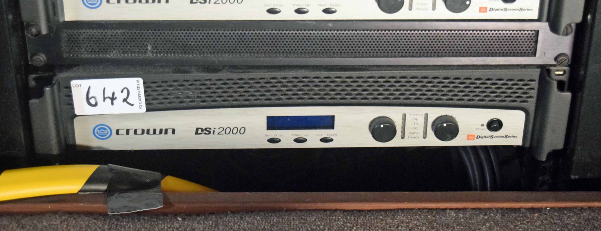 A CROWN DSi 2000 Digital Studio System Digital Video Amplifier (NB. Lots 606 thru 659 Inclusive form