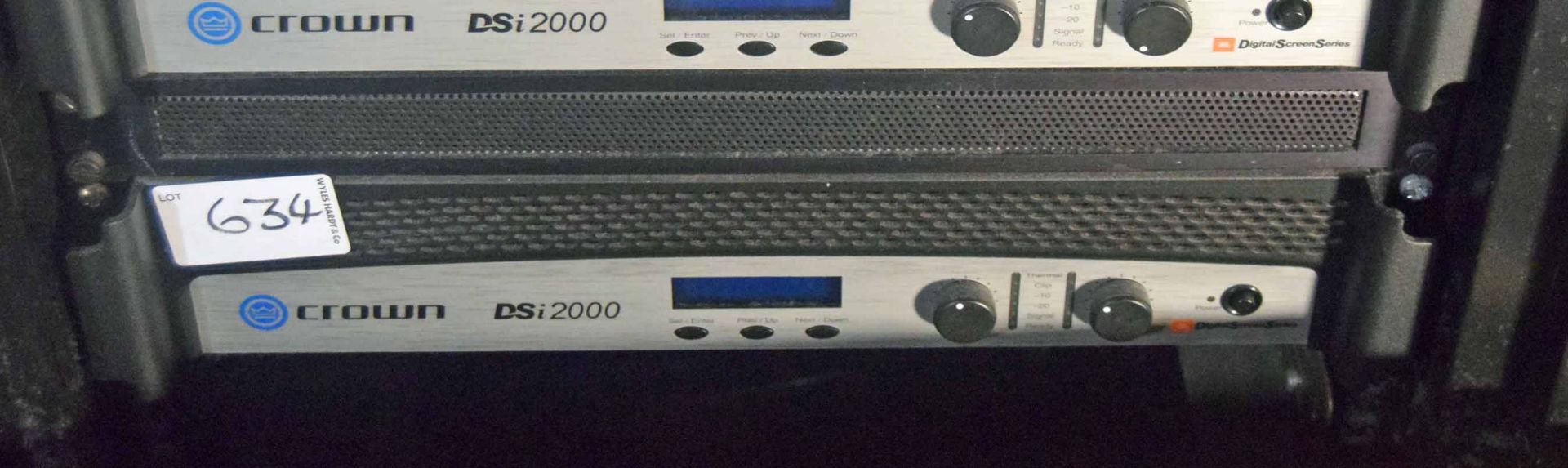 A CROWN Dsi 2000 Digital Screen Series Digital Video Amplifier (NB. Lots 606 thru 659 Inclusive form