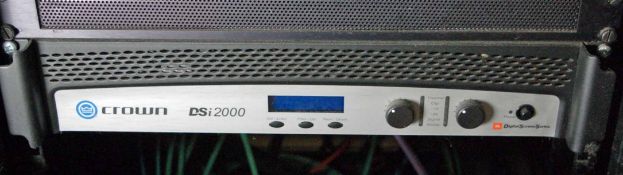 A CROWN DSi 2000 Digital Screen Series Digital Video Amplifier (NB. Lots 606 thru 659 Inclusive form