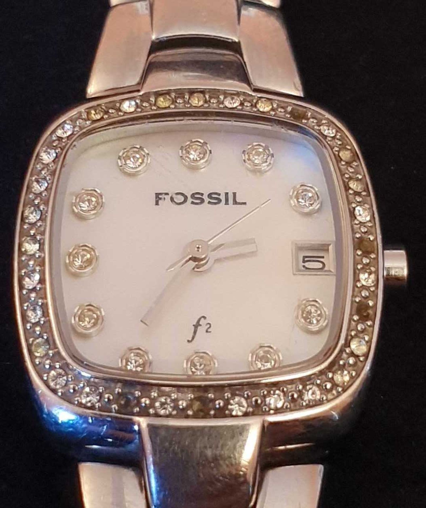 FOSSIL Ladies Dress Watch, Analogue Movement, Date Window at 3 O'Clock with Stainless Steel - Image 4 of 4