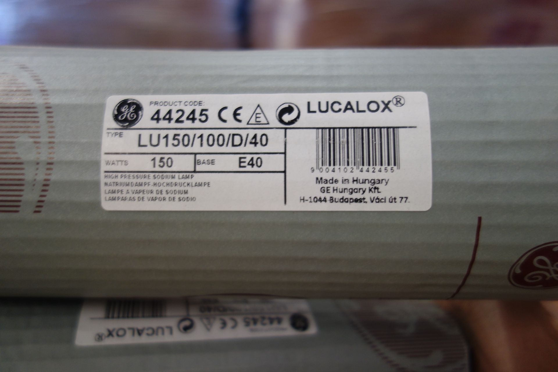 48 X GE Lucalox 44245 LU150 100 D 40 150W E40 High Pressure Sodium Lamp