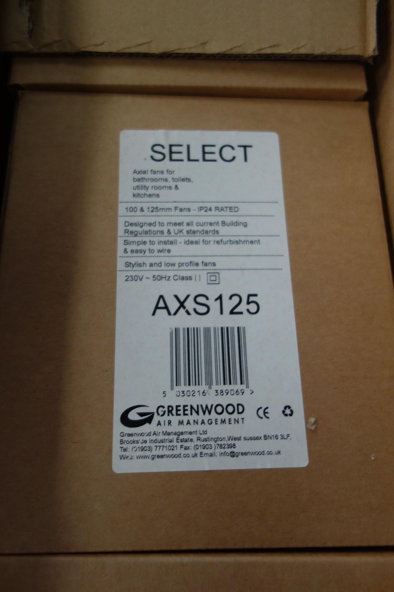 10 X Greenwood Select A X S125 Fan