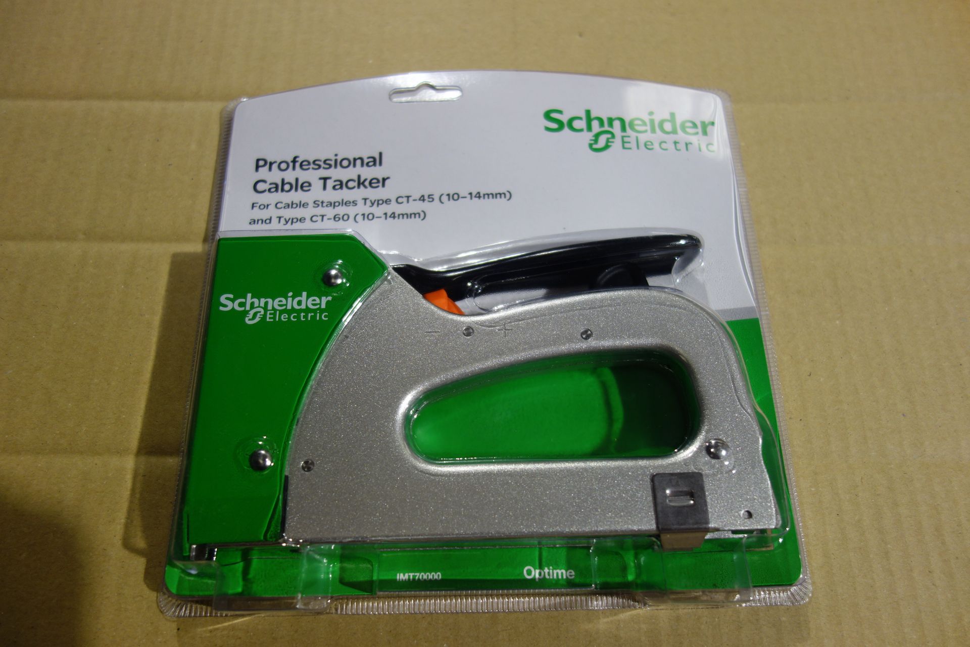 5 X Schneider IMT7000 Professional Cable Tackers They Take Type CT-45 10-14MM + Type CT 60 10-14MM