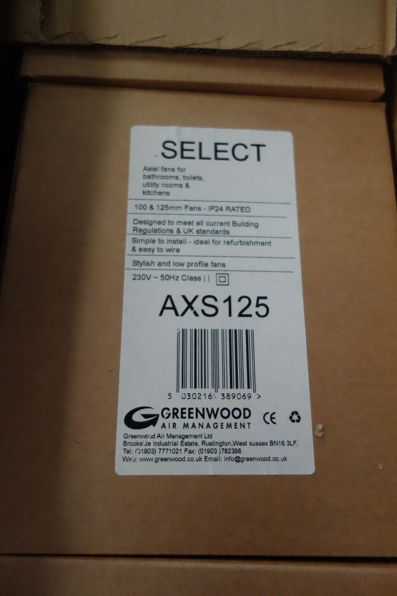10 X Greenwood Select A X S125 Fan