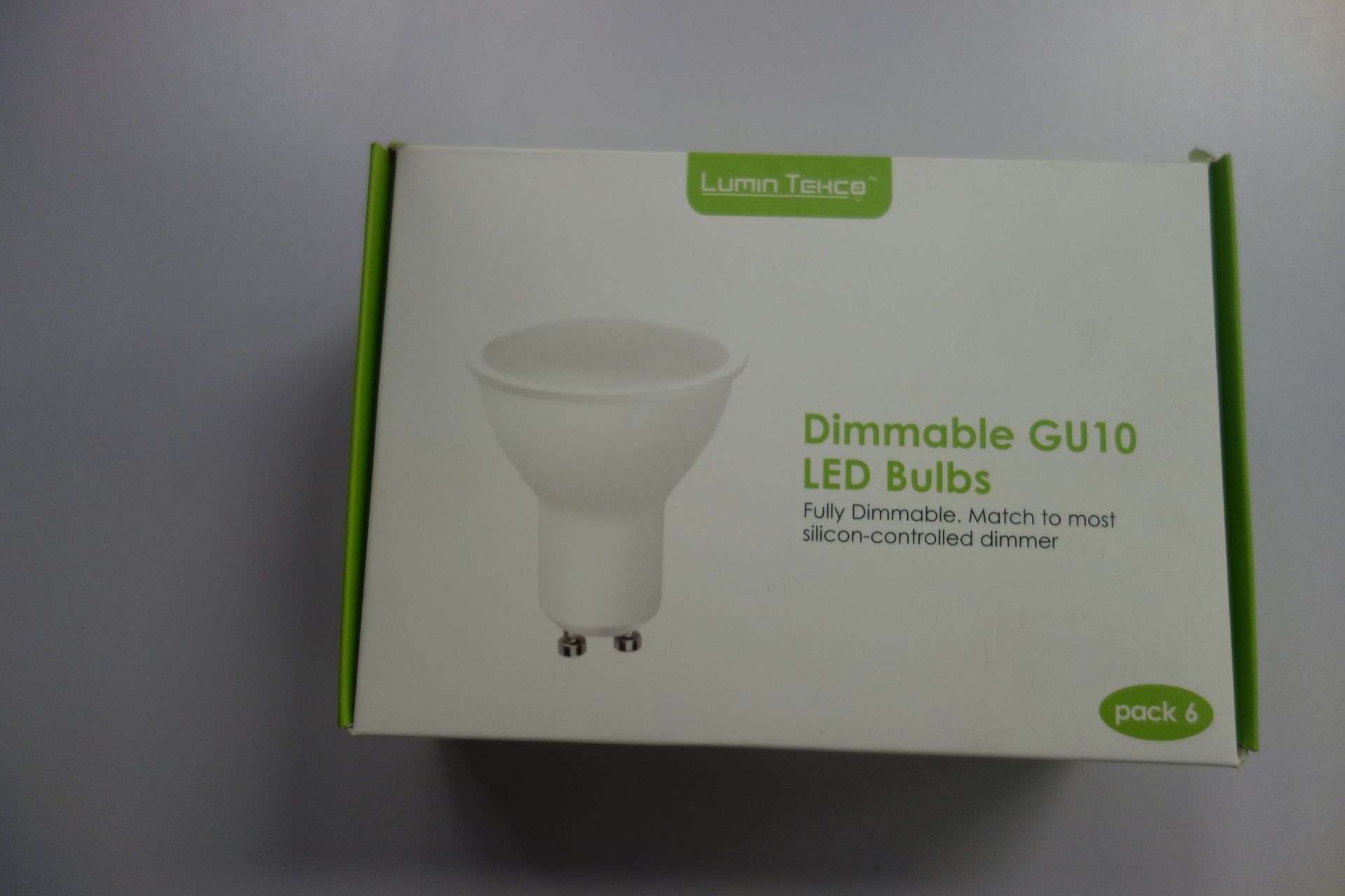 150 X Lumin Tehco X000N2JQML 5.50W LED GU10 Lamp Fully Dimmable 420 Lumen