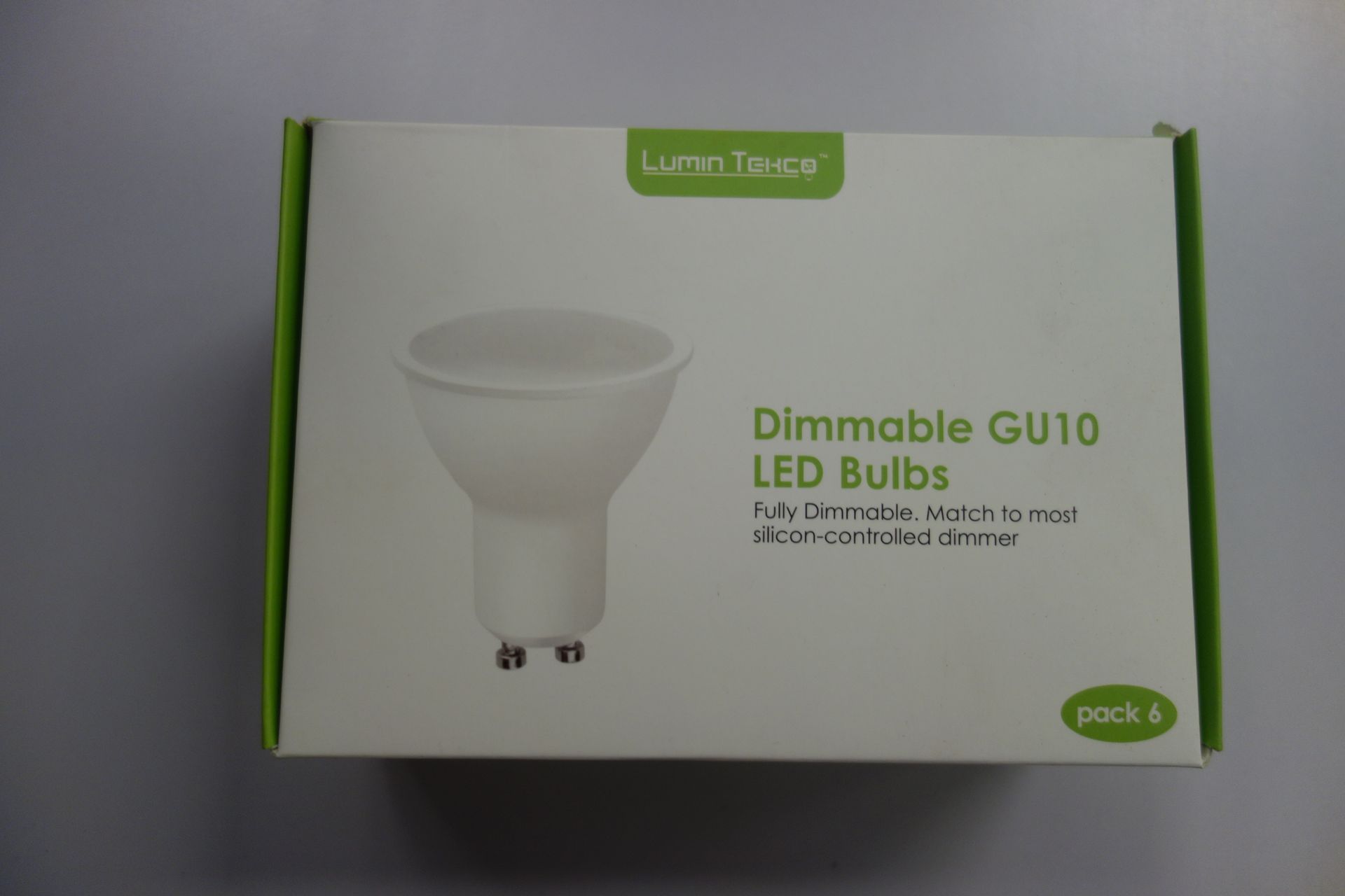 150 X Lumin Tehco X000N2JQML 5.50W LED GU10 Lamp Fully Dimmable 420 Lumen