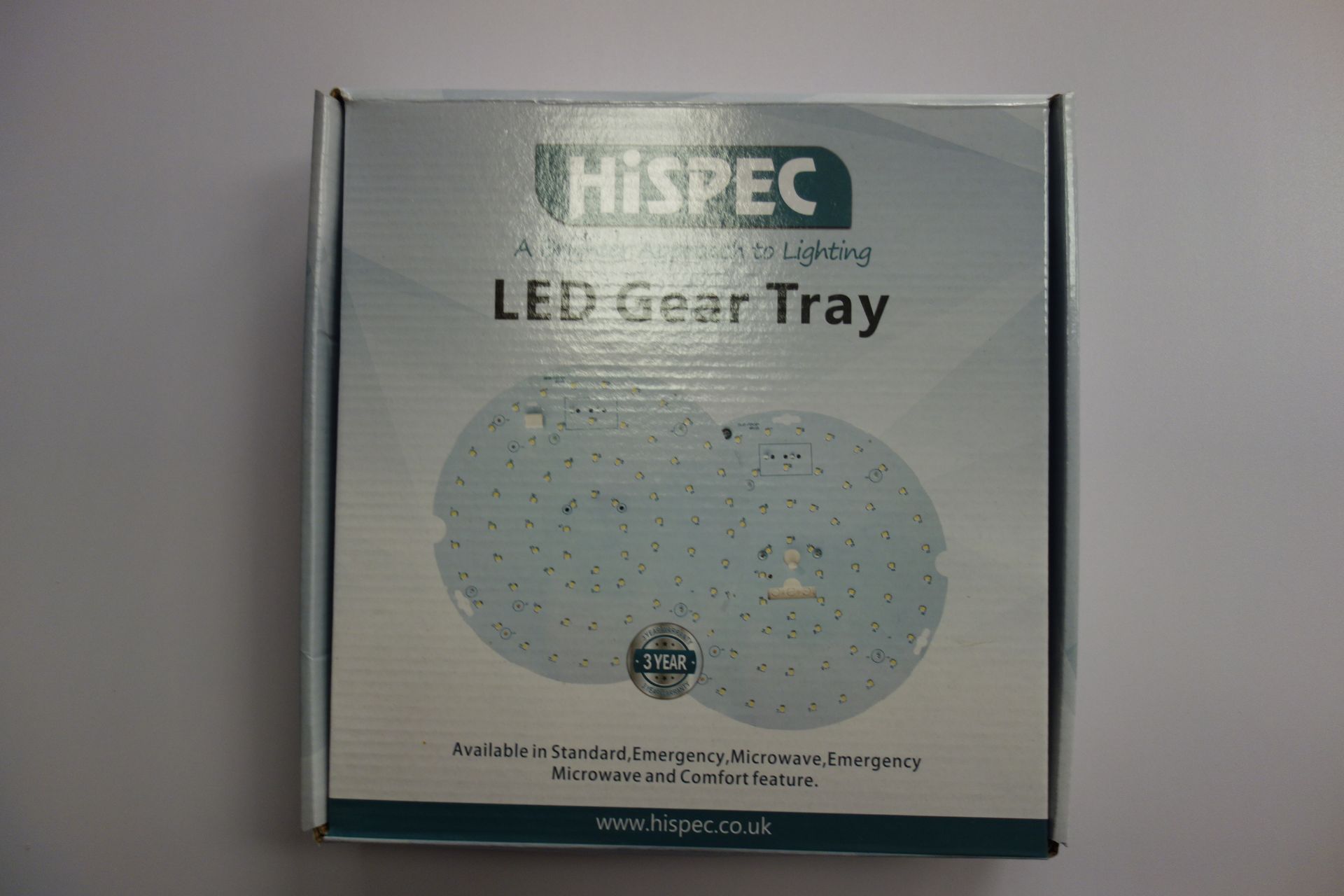 20 X HISPEC HSLED15/EP 15W LED Gear Trays C/W Emergency Pack