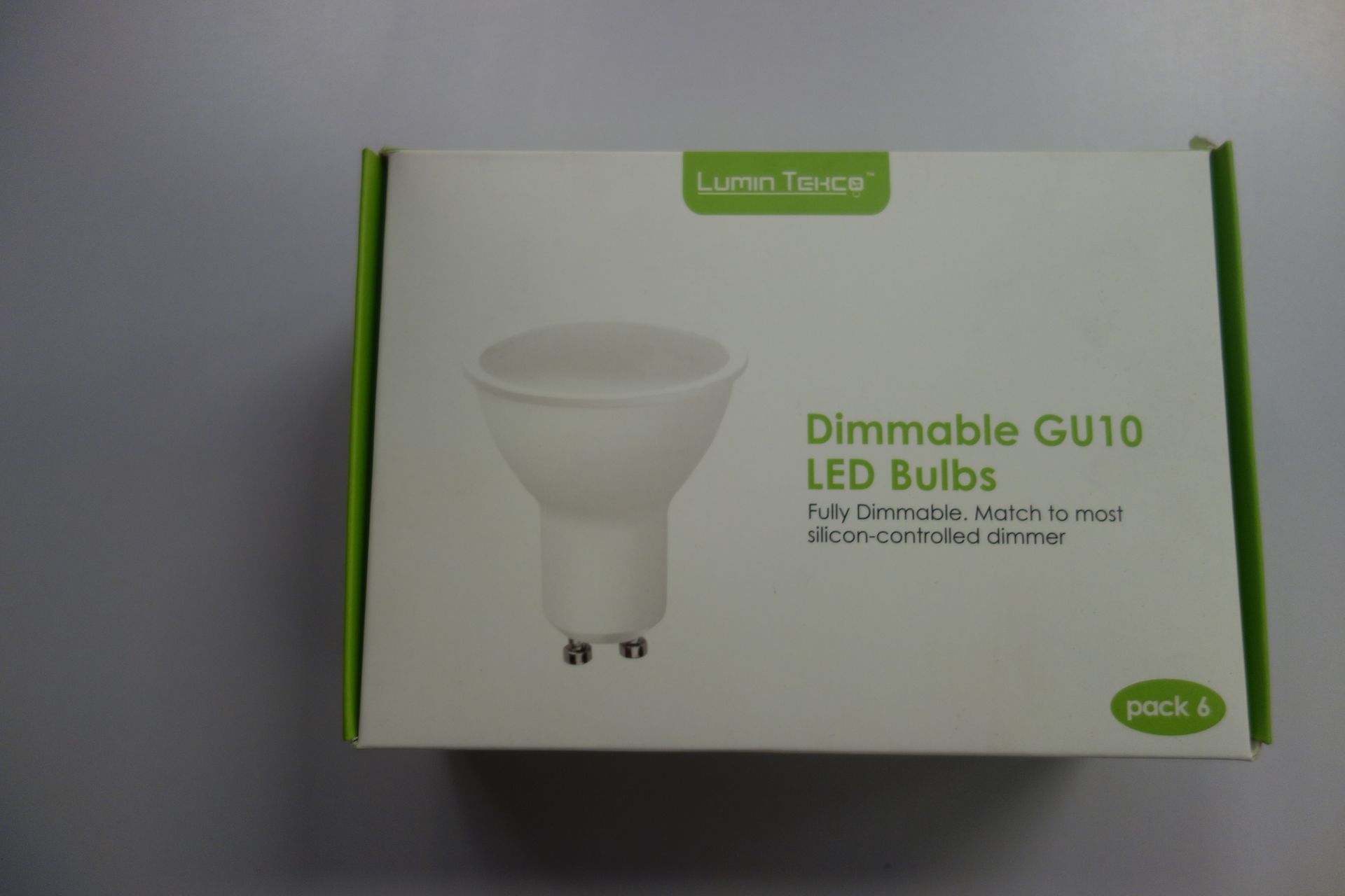 150 X Lumin Tehco X000N2JQML 5.50W LED GU10 Lamp Fully Dimmable 420 Lumen