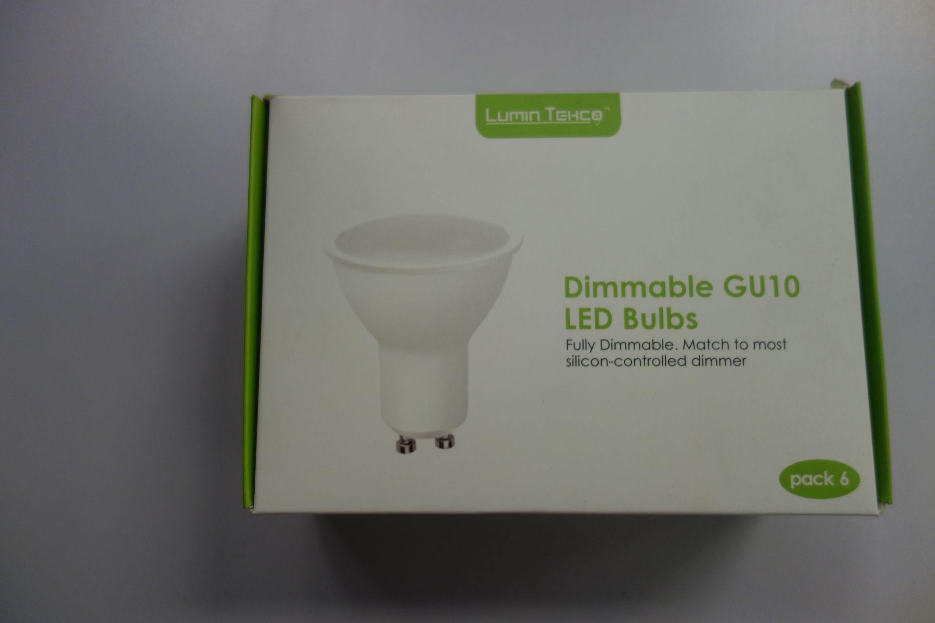 150 X Lumin Tehco X000N2JQML 5.50W LED GU10 Lamp Fully Dimmable 420 Lumen