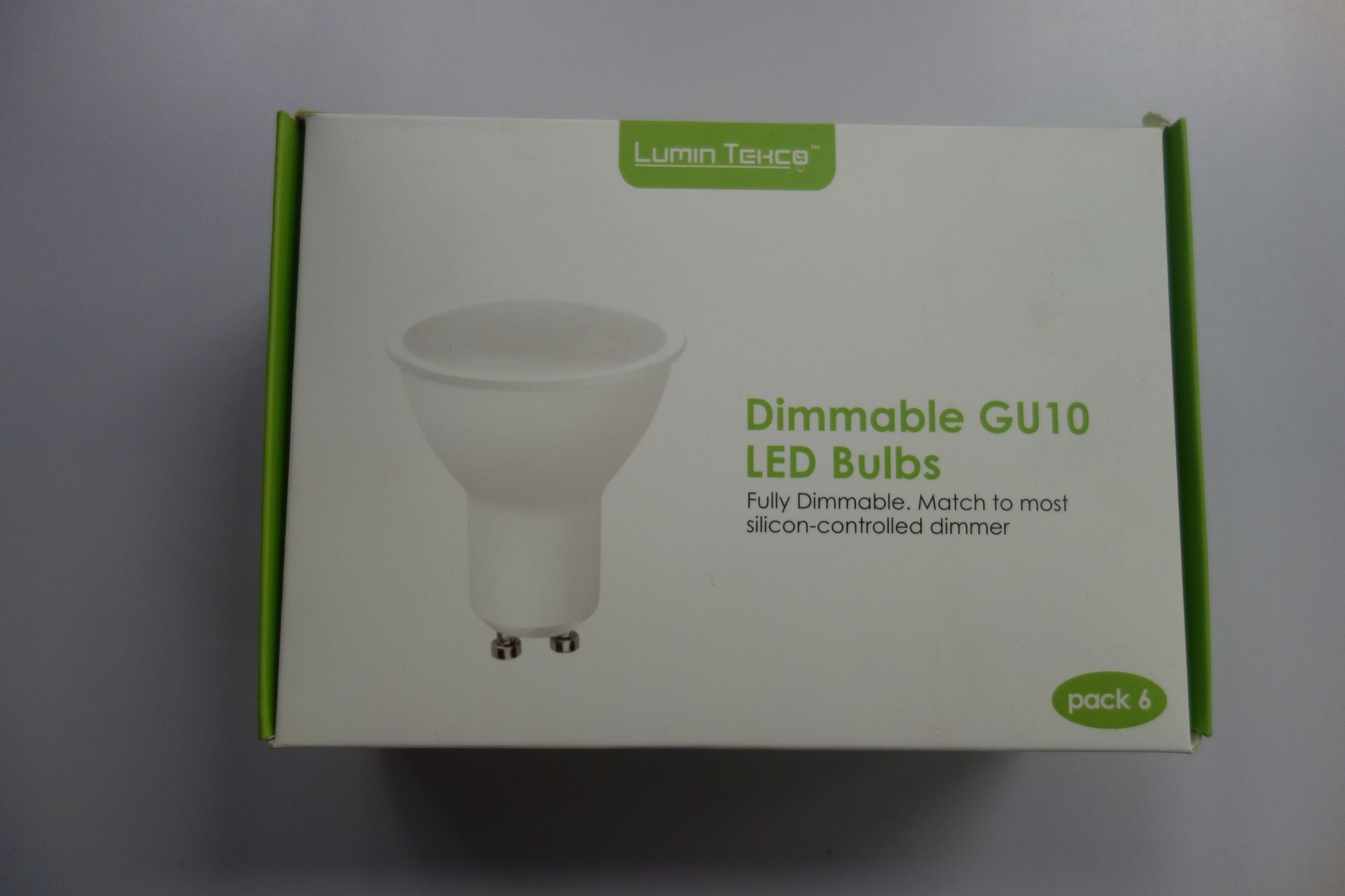 150 X Lumin Tehco X000N2JQML 5.50W LED GU10 Lamp Fully Dimmable 420 Lumen