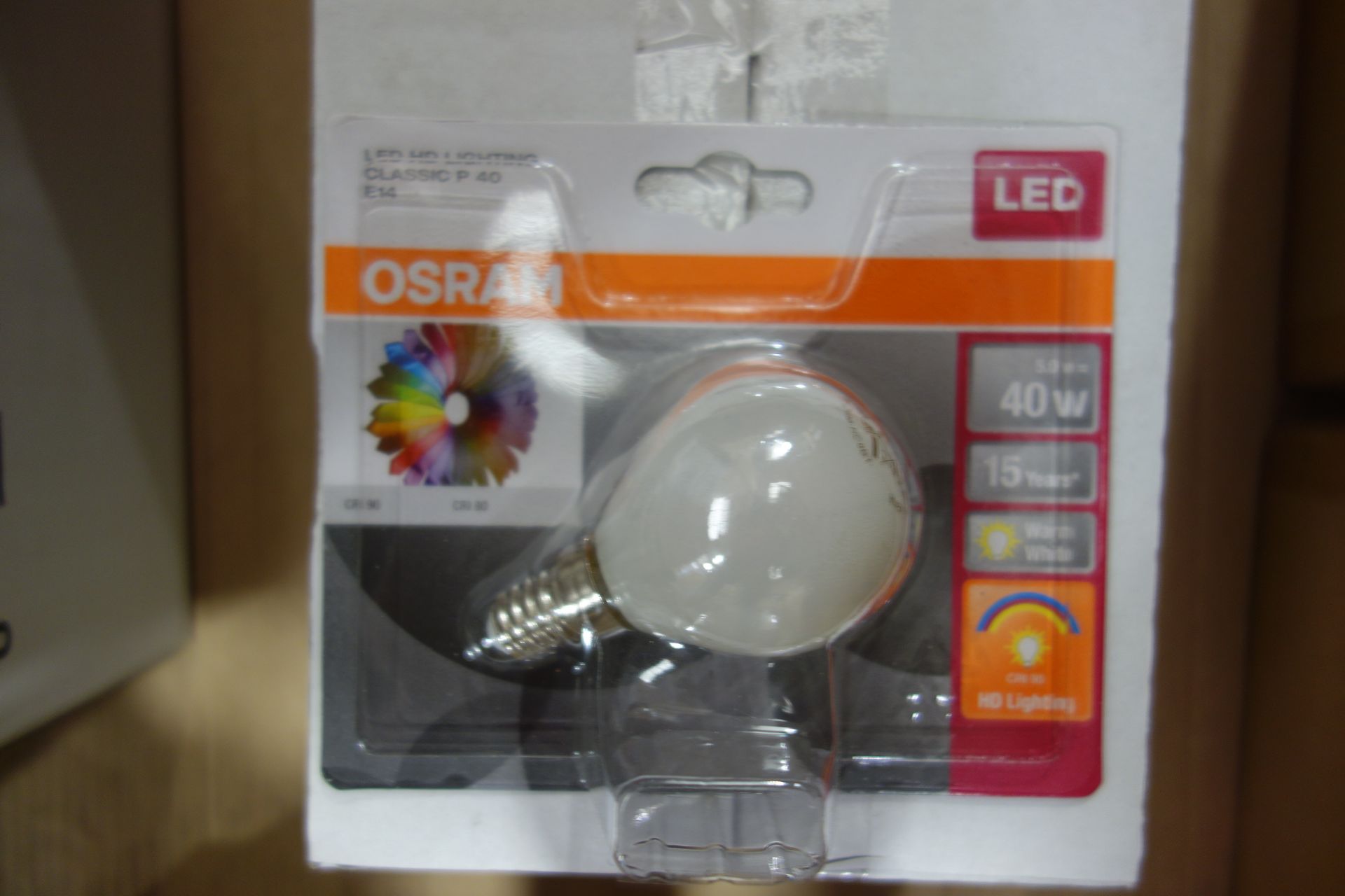 84 X Osram 813694 5W LED Lamps E14 Fitting Classic P40