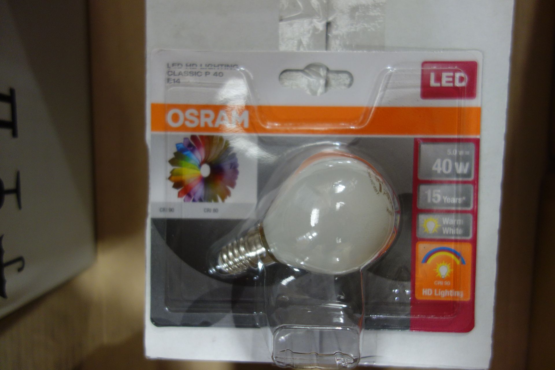 84 X Osram 813694 5W LED Lamps E14 Fitting Classic P40